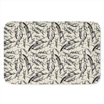 Hand Drawn Mantis Pattern Print Indoor Door Mat