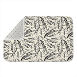 Hand Drawn Mantis Pattern Print Indoor Door Mat