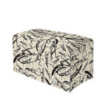 Hand Drawn Mantis Pattern Print Leather Tissue Box Cover