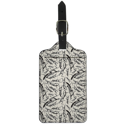 Hand Drawn Mantis Pattern Print Luggage Tag