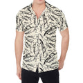 Hand Drawn Mantis Pattern Print Men's Shirt