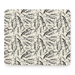 Hand Drawn Mantis Pattern Print Mouse Pad
