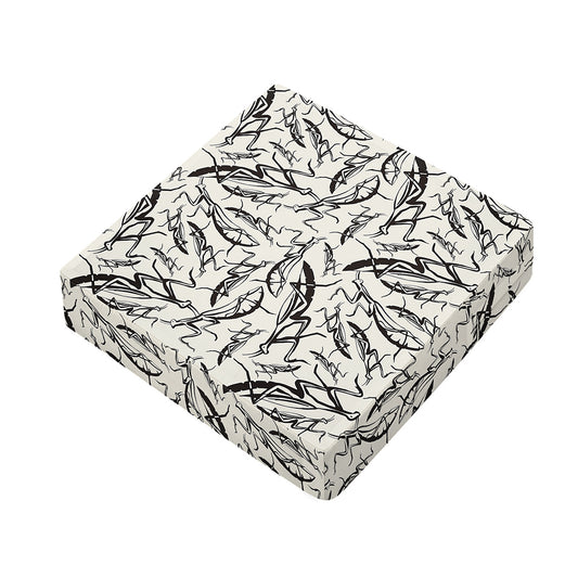 Hand Drawn Mantis Pattern Print Outdoor Seat Cushion Cover