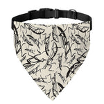 Hand Drawn Mantis Pattern Print Over The Collar Dog Bandana