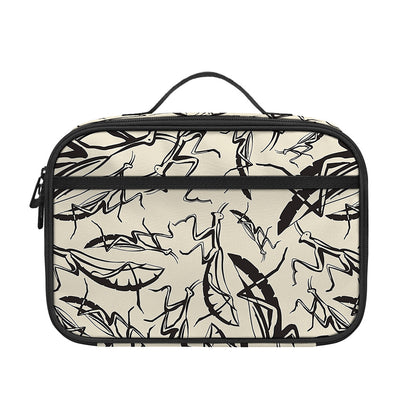 Hand Drawn Mantis Pattern Print Portable Lunch Bag