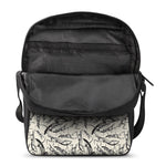 Hand Drawn Mantis Pattern Print Rectangular Crossbody Bag