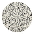 Hand Drawn Mantis Pattern Print Round Blanket