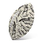 Hand Drawn Mantis Pattern Print Rugby Ball