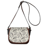 Hand Drawn Mantis Pattern Print Saddle Bag