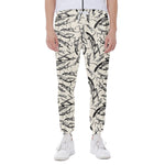 Hand Drawn Mantis Pattern Print Scuba Joggers
