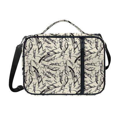 Hand Drawn Mantis Pattern Print Shoulder Strap Bible Bag