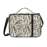 Hand Drawn Mantis Pattern Print Shoulder Strap Bible Bag
