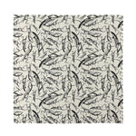 Hand Drawn Mantis Pattern Print Silk Bandana