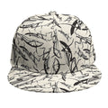 Hand Drawn Mantis Pattern Print Snapback Cap