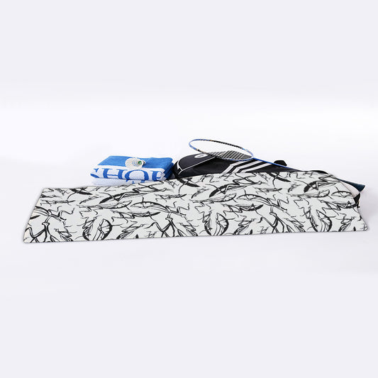 Hand Drawn Mantis Pattern Print Sports Towel