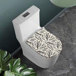 Hand Drawn Mantis Pattern Print Toilet Lid Cover