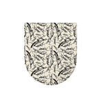 Hand Drawn Mantis Pattern Print Toilet Lid Cover