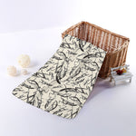 Hand Drawn Mantis Pattern Print Towel