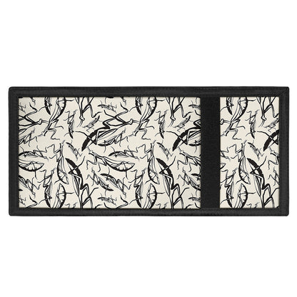 Hand Drawn Mantis Pattern Print Trifold Wallet