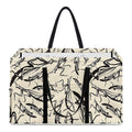 Hand Drawn Mantis Pattern Print Utility Tote Bag