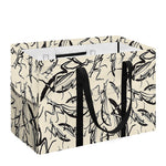 Hand Drawn Mantis Pattern Print Utility Tote Bag