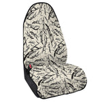 Hand Drawn Mantis Pattern Print Waterproof Car Seat Cover