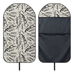 Hand Drawn Mantis Pattern Print Waterproof Car Seat Cover