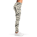 Hand Drawn Mantis Pattern Print Women's Leggings