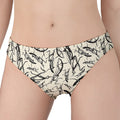 Hand Drawn Mantis Pattern Print Women's Panties