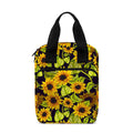 Hand Drawn Sunflower Pattern Print Bible Tote Bag