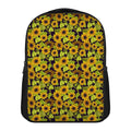 Hand Drawn Sunflower Pattern Print Casual Backpack