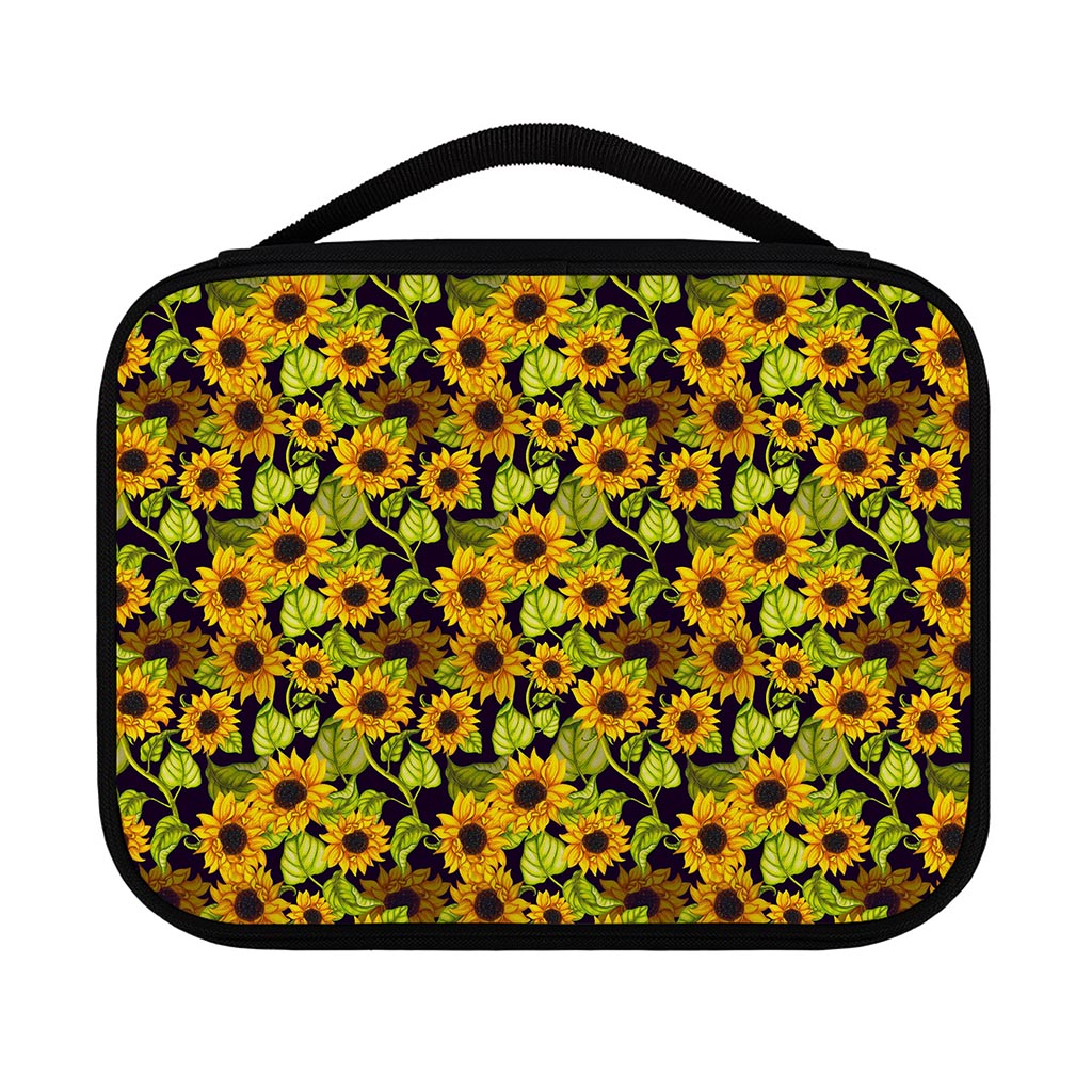 Hand Drawn Sunflower Pattern Print Classic Bible Case
