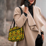 Hand Drawn Sunflower Pattern Print Double Strap Bible Bag