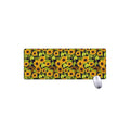 Hand Drawn Sunflower Pattern Print Extended Mouse Pad