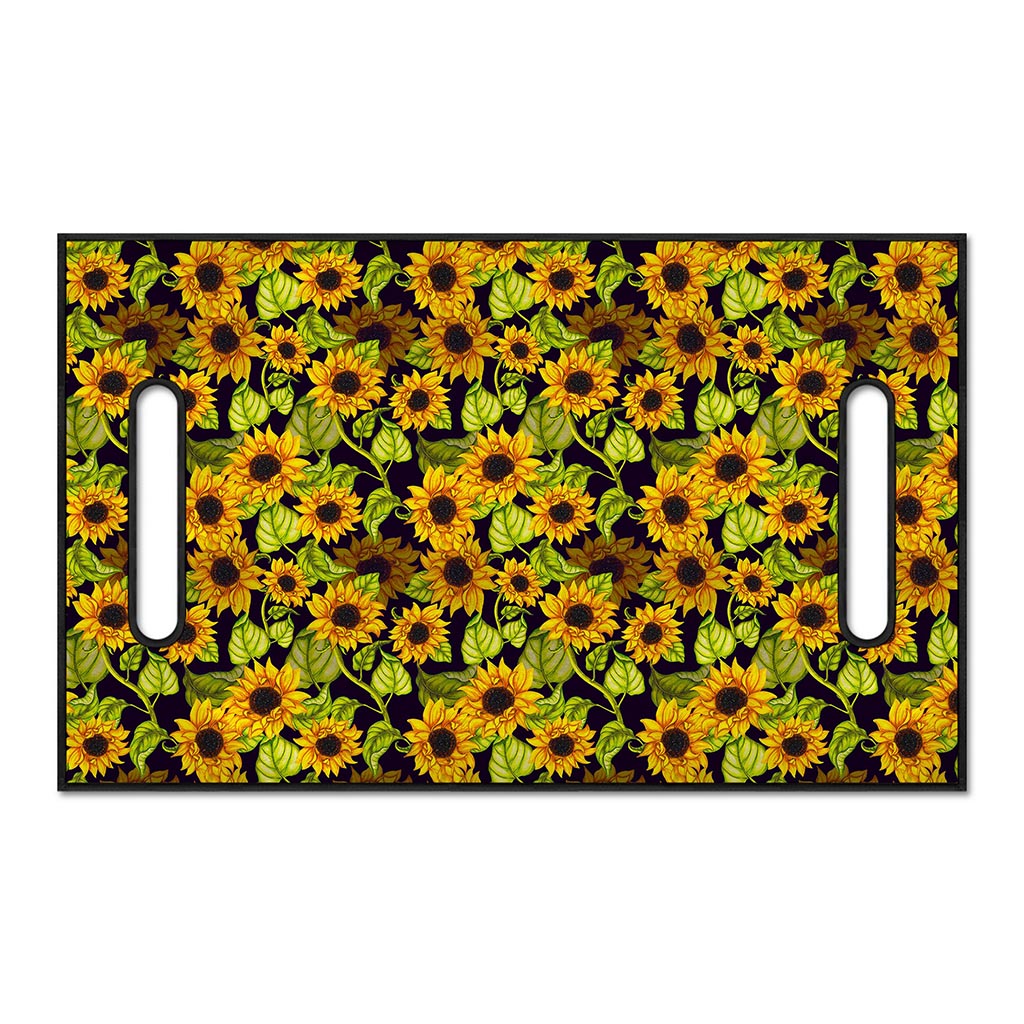 Hand Drawn Sunflower Pattern Print Golf Cart Seat Cover