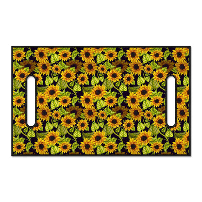 Hand Drawn Sunflower Pattern Print Golf Cart Seat Cover