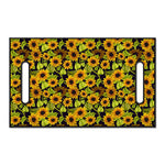 Hand Drawn Sunflower Pattern Print Golf Cart Seat Cover