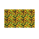 Hand Drawn Sunflower Pattern Print Polyester Flag