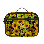 Hand Drawn Sunflower Pattern Print Portable Lunch Bag