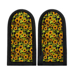Hand Drawn Sunflower Pattern Print Skillet Handle Cover