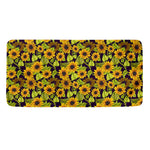 Hand Drawn Sunflower Pattern Print Towel