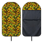Hand Drawn Sunflower Pattern Print Waterproof Car Seat Cover