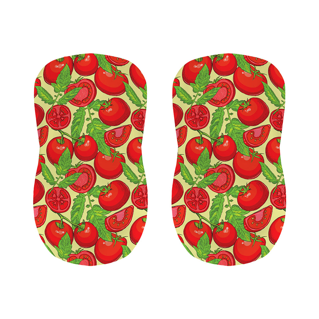 Hand Drawn Tomato Pattern Print Bar Stool Covers