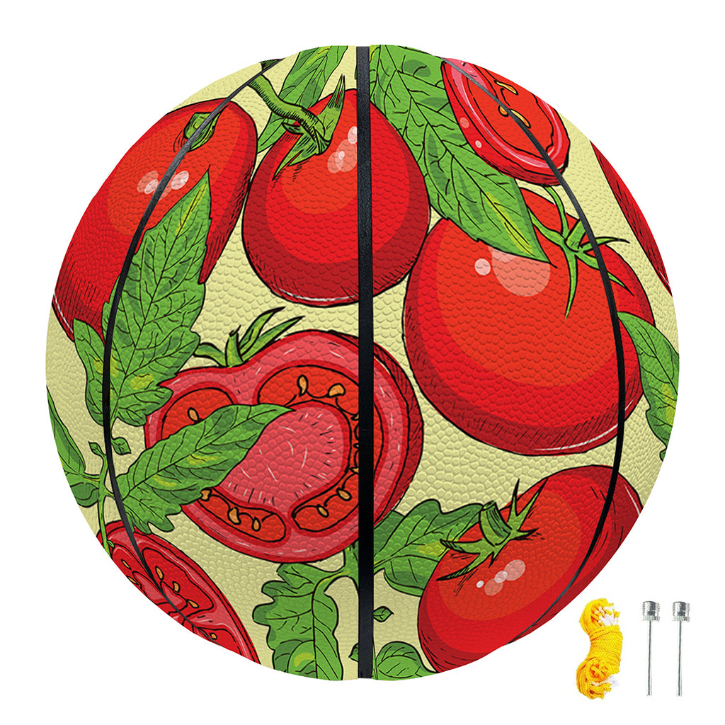 Hand Drawn Tomato Pattern Print Basketball