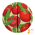 Hand Drawn Tomato Pattern Print Basketball