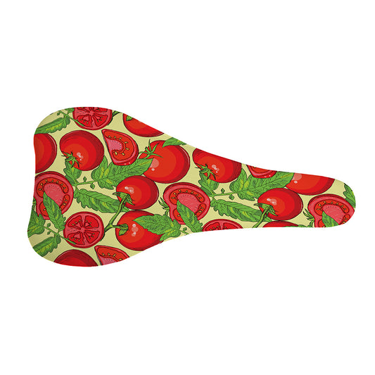 Hand Drawn Tomato Pattern Print Bicycle Seat Cover