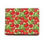 Hand Drawn Tomato Pattern Print Bifold Wallet