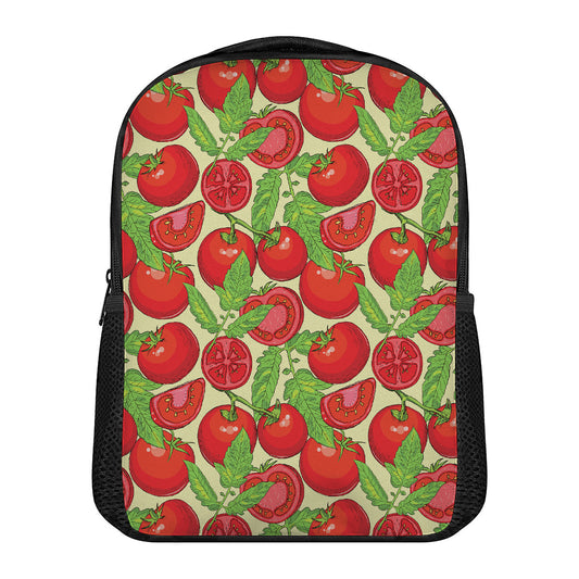 Hand Drawn Tomato Pattern Print Casual Backpack