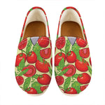 Hand Drawn Tomato Pattern Print Casual Shoes