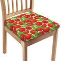 Hand Drawn Tomato Pattern Print Chair Cushion Cover